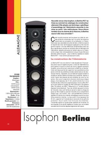 Berlina - Isophon