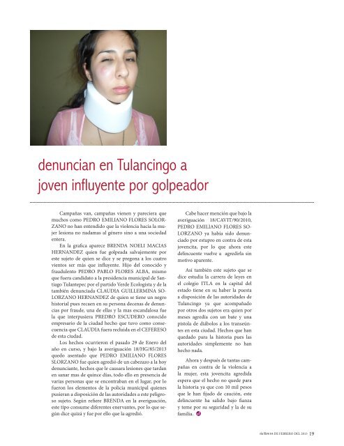 la muerte de siete mujeres ha generado temor en ... - Revista vÃ­a libre