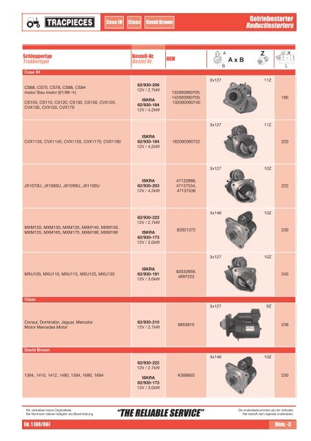 anlasser startmotoren - Picturesbase-agripro.com