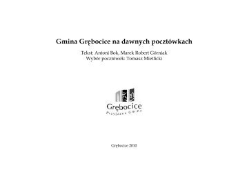 Gmina Grębocice na dawnych pocztówkach