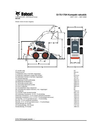 S175/175H Kompakt rakodÃ³k - DM-Ker Kft