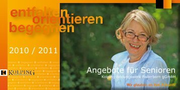 Programm Senioren 2010-11.pdf - Kolping-Bildungswerk Paderborn ...