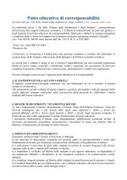 Patto educativo di corresponsabilitÃ  - Polo Valboite