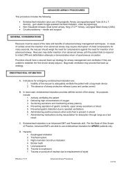 Advanced Airway Procedure - Summa Center for EMS