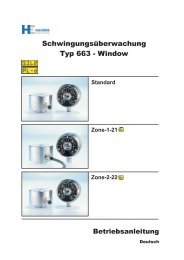 Schwingungsüberwachung Typ 663 - Hauber-Elektronik GmbH