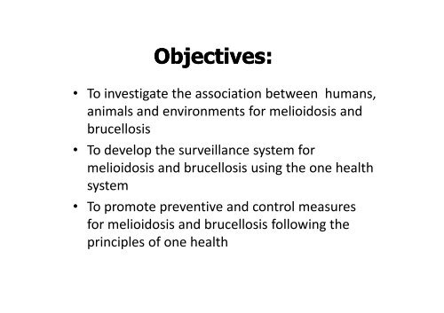 Development of the Surveillance System for System for Melioidosis ...