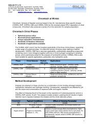 Chromtech at Winlab Chromtech Chiral Phases ... - Winlab.com.au