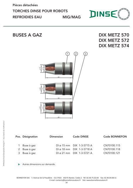 Torches de soudage MIG/ MAG refroidies eau - Bonnefon Soudure