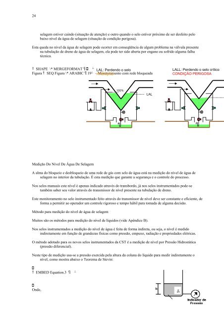 instrumentaÃƒÂ§ÃƒÂ£o de selos de ÃƒÂ¡gua - Teste - Universidade Federal do ...