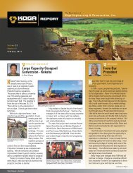 REPORT - Koga Engineering & Construction, Inc.