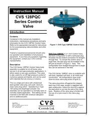 CVS 128PQC Series Control Valve Introduction - Kube Engineering