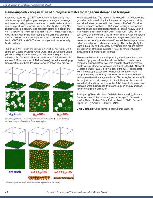 2011 Annual Report - Center for Integrated Nanotechnologies - Los ...