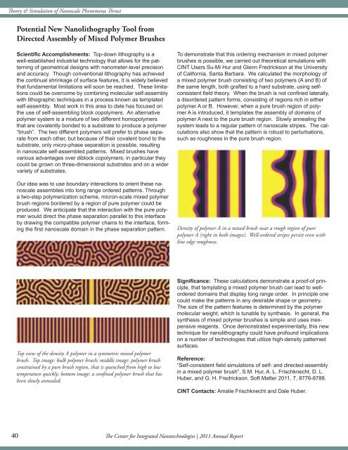 2011 Annual Report - Center for Integrated Nanotechnologies - Los ...