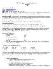 LEC Q1 - History and Classics, Department of - University of Alberta