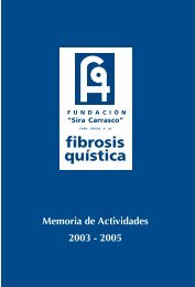 Memoria de actividades del 2005. - FundaciÃ³n 'Sira Carrasco'