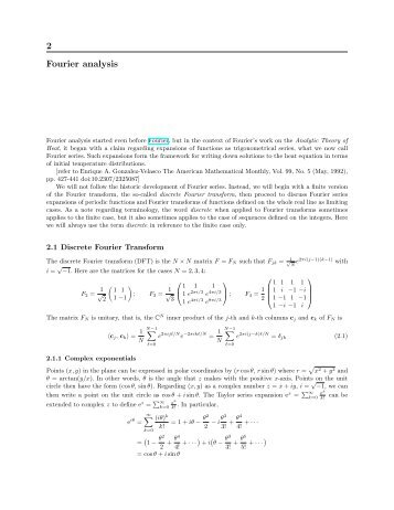 Course notes, MATH 401/530, Chapter 2 (.pdf)