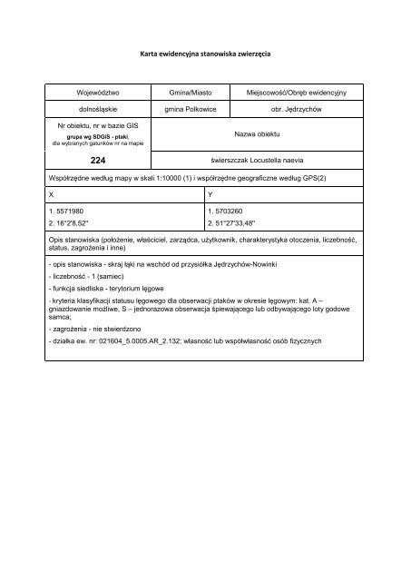 Karty ewidencyjne zwierząt cz.2 - POBIERZ PLIK PDF(3,58MB)