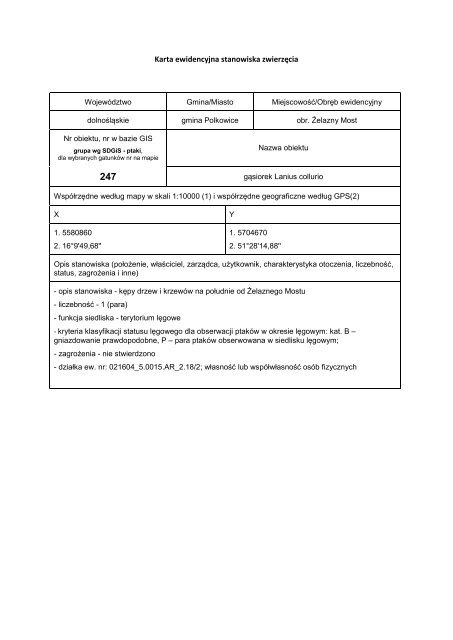 Karty ewidencyjne zwierząt cz.2 - POBIERZ PLIK PDF(3,58MB)