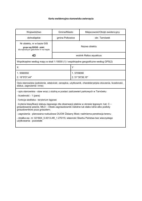 Karty ewidencyjne zwierząt cz.2 - POBIERZ PLIK PDF(3,58MB)