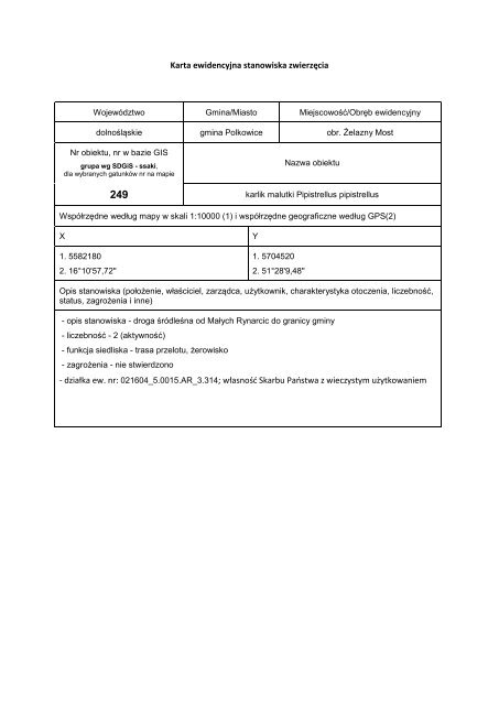 Karty ewidencyjne zwierząt cz.2 - POBIERZ PLIK PDF(3,58MB)