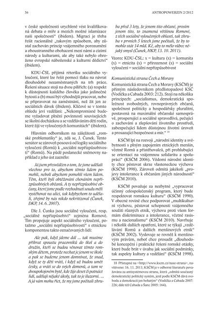 AntropoWebzin 2/2012 - Antropoweb - ZÃ¡padoÄeskÃ¡ univerzita v Plzni