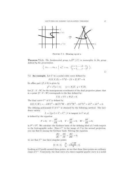 LECTURES ON ZARISKI VAN-KAMPEN THEOREM 1. Introduction ...