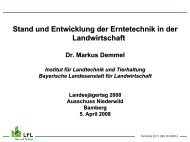 Stand und Entwicklung der Erntetechnik in der Landwirtschaft