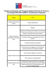 Trabajos postulantes al 8Âº Congreso Regional ... - Explora.ucv.cl