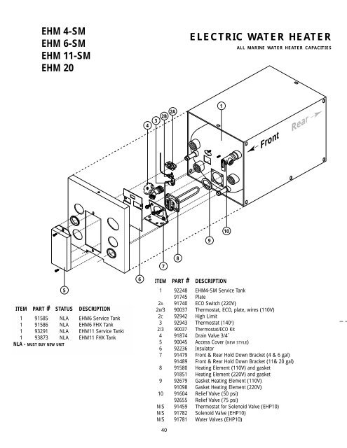 Atwood Water Heater - RV Owner's Manuals