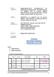 TOM II. PROJEKT ROBÃT BUDOWLANYCH - Krasne, UrzÄd Gminy