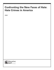 Confronting the New Faces of Hate - Alberta Hate Crimes Committee