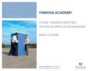 Example course programme - Finnova