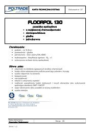 FLOORPOL 130 chem.pdf - Gmina Kowalewo Pomorskie