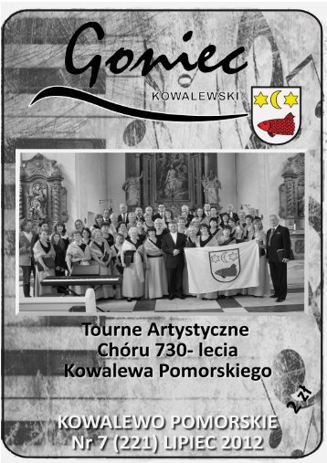 "Goniec Kowalewski" Lipiec 2012 - Gmina Kowalewo Pomorskie