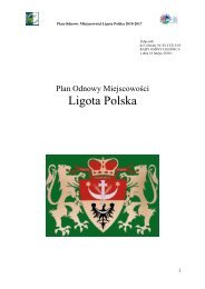 Plan odnowy miejscowoÅci - UrzÄd Gminy OleÅnica