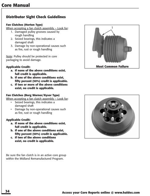 Core Manual - Haldex