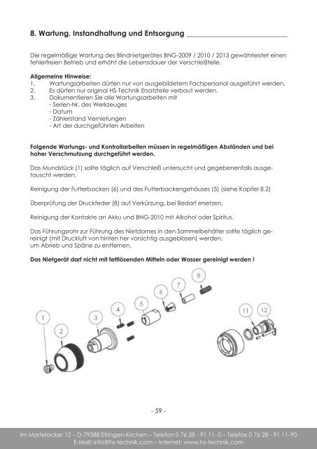 Werkzeug - HS-Technik