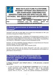 Cahier des charges - Genopole