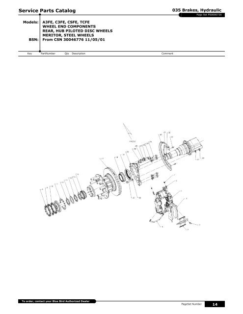 Service Parts Catalog - Wanderlodge Owners Group