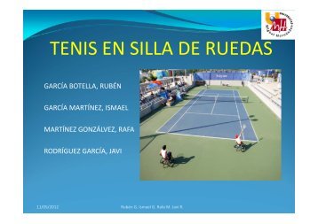 TENIS EN SILLA DE RUEDAS - Miguel Crespo