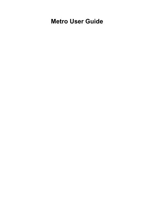 Single PDF - Metro - Java