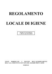 REGOLAMENTO LOCALE DI IGIENE - Comune di Nerviano