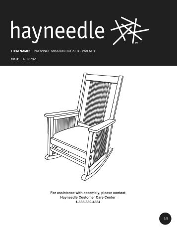 to View Assembly Instructions - Hayneedle
