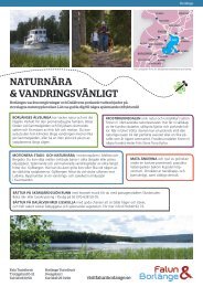 NATURNÃRA & VANDRINGSVÃNLIGT - Visit SÃ¶dra Dalarna