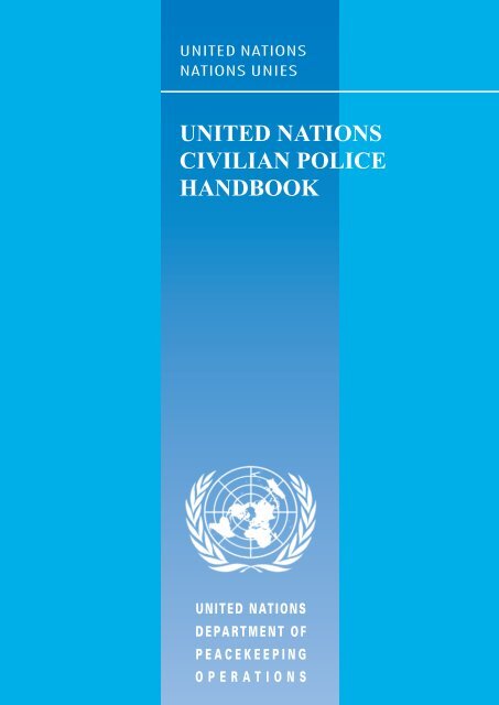 United Nations Civilian Police Handbook - Saint-claire.org