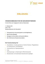 Programm (PDF) - med-value