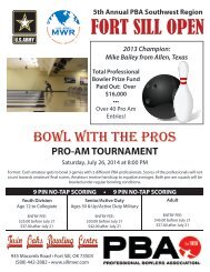 Pro-Am Flyer - Fort Sill MWR