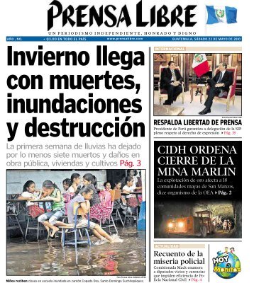 CIDH ORDENA CIERRE DE LA MINA MARLIN - Prensa Libre