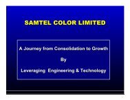 SAMTEL COLOR LIMITED - India Ratings