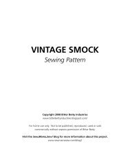 Smock Pattern - Sew Mama Sew